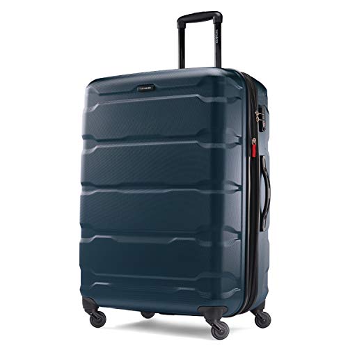 BEST OVERALL: Samsonite Omni PC Hardside Expandable Luggage with Spinner Wheels